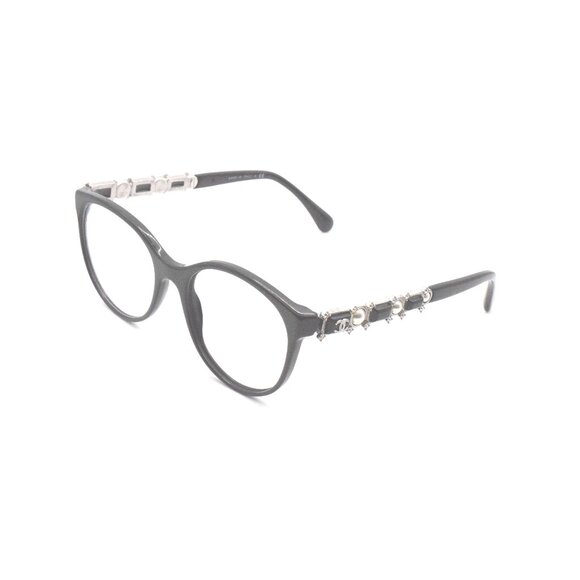 CHANEL Eyeglasses 3327-H-B c.501 Bijou Collection Black Pearls and Swarovki - Picture 1 of 6